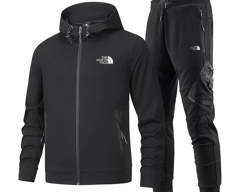 Trainingspak voor Heren met Hoodie met Capuchon en Lange Mouwen
