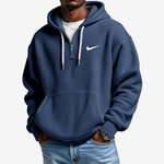 Hoodie met Gestructureerd Oppervlak