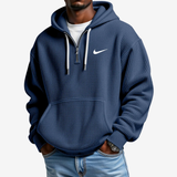 Hoodie met Gestructureerd Oppervlak