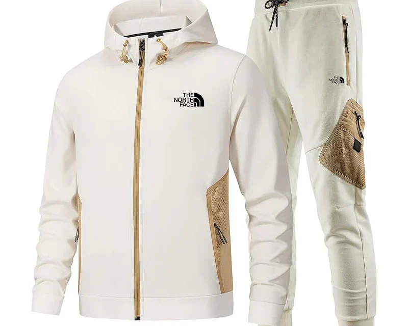 Trainingspak voor Heren met Hoodie met Capuchon en Lange Mouwen