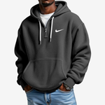 Hoodie met Gestructureerd Oppervlak