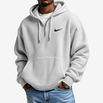 Hoodie met Gestructureerd Oppervlak