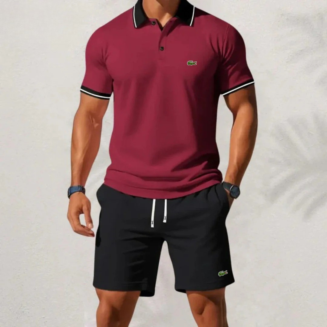 Polo en Short Set
