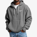 Hoodie met Gestructureerd Oppervlak