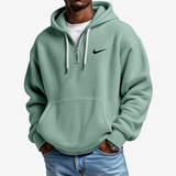 Hoodie met Gestructureerd Oppervlak