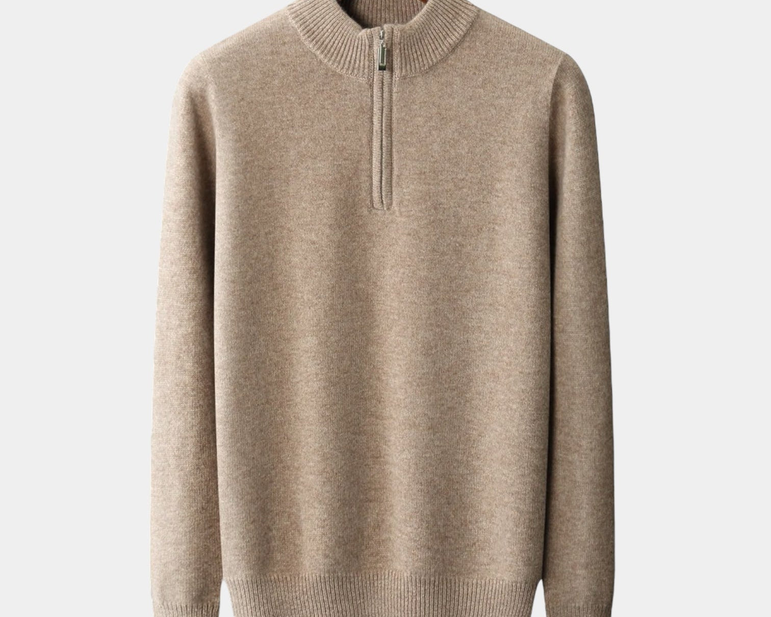 Pullover met Kwartritssluiting