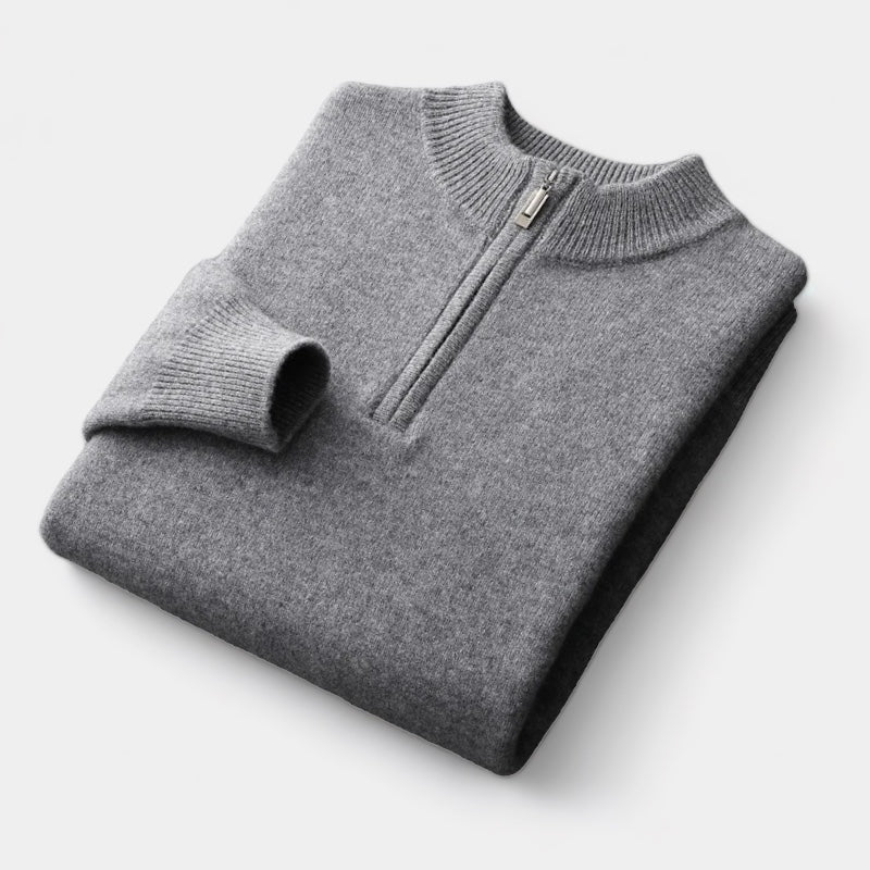 Pullover met Kwartritssluiting